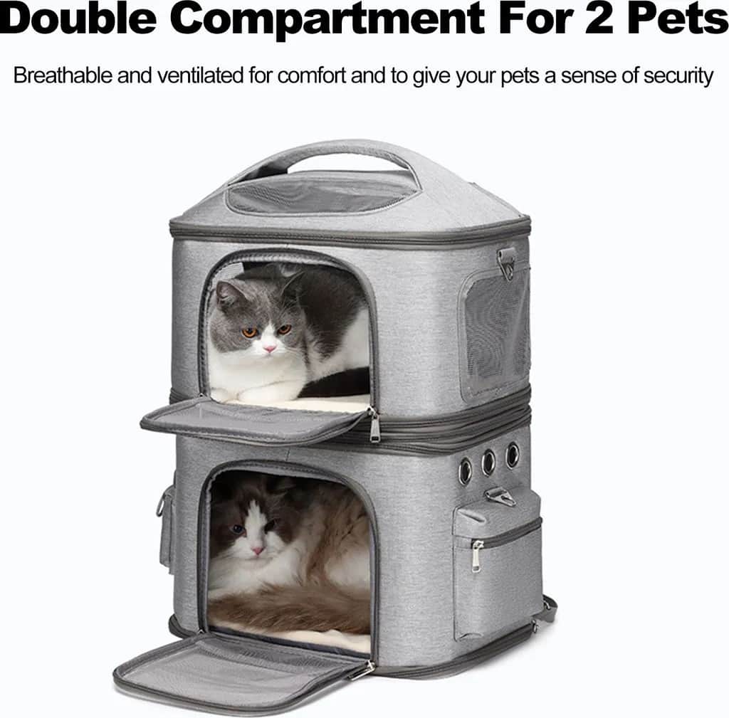 Podwójny transporter dla kotów – komfort i bezpieczeństwo w podróży