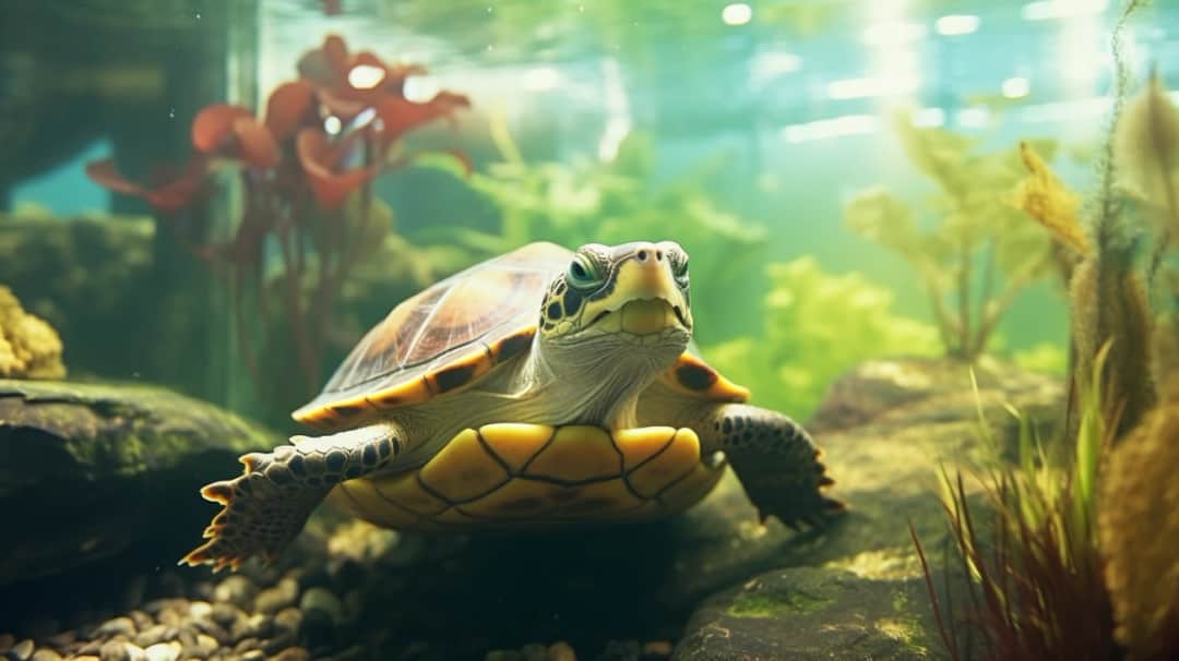 Filtr idealny dla żółwi wodno-lądowego