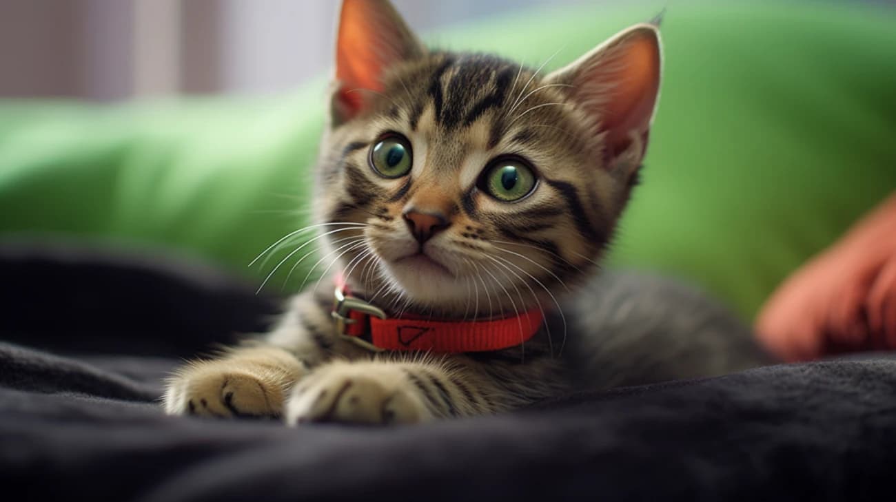 Obroża dla kotki - Obróżki dla małych kotów, kociąt i kota